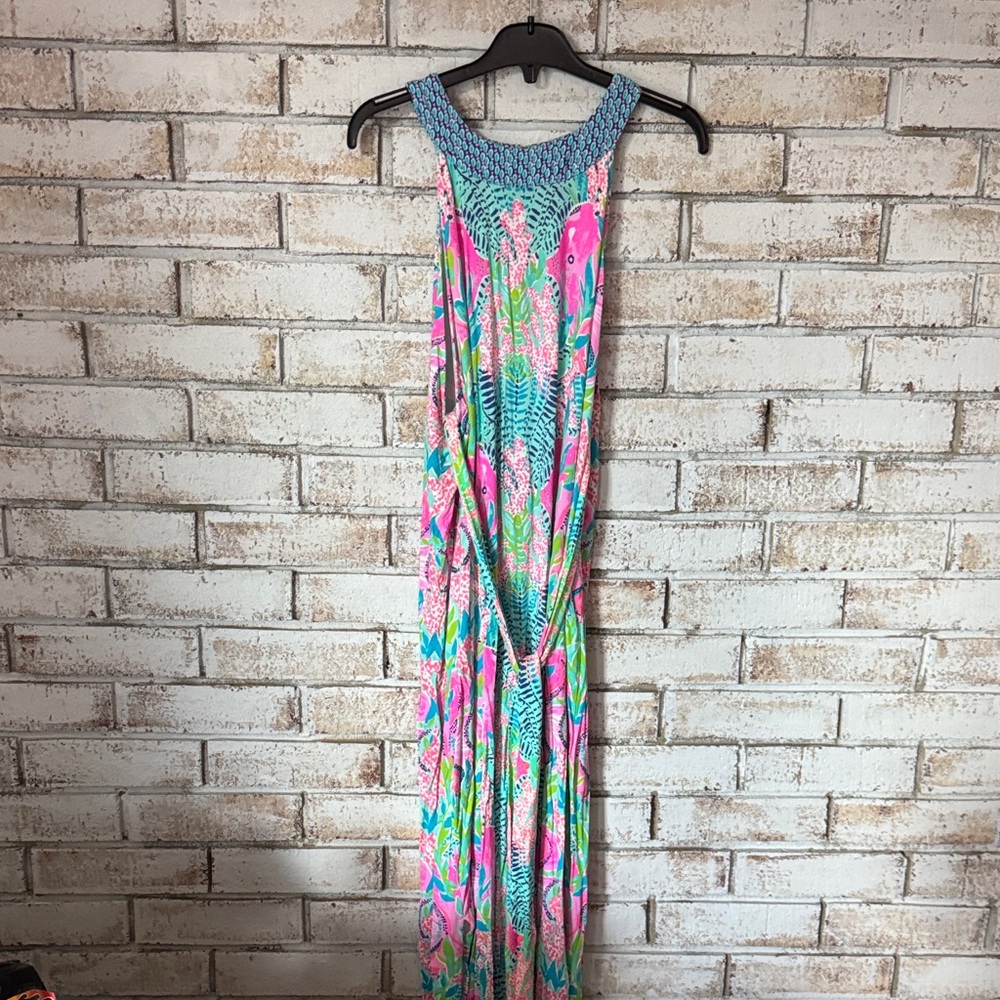 Lilly Pulitzer Monterrey Maxi Dress in Reeflections Size L